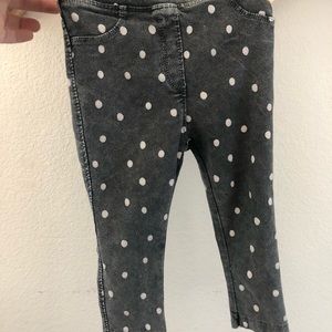 Zara polka dot jeggings